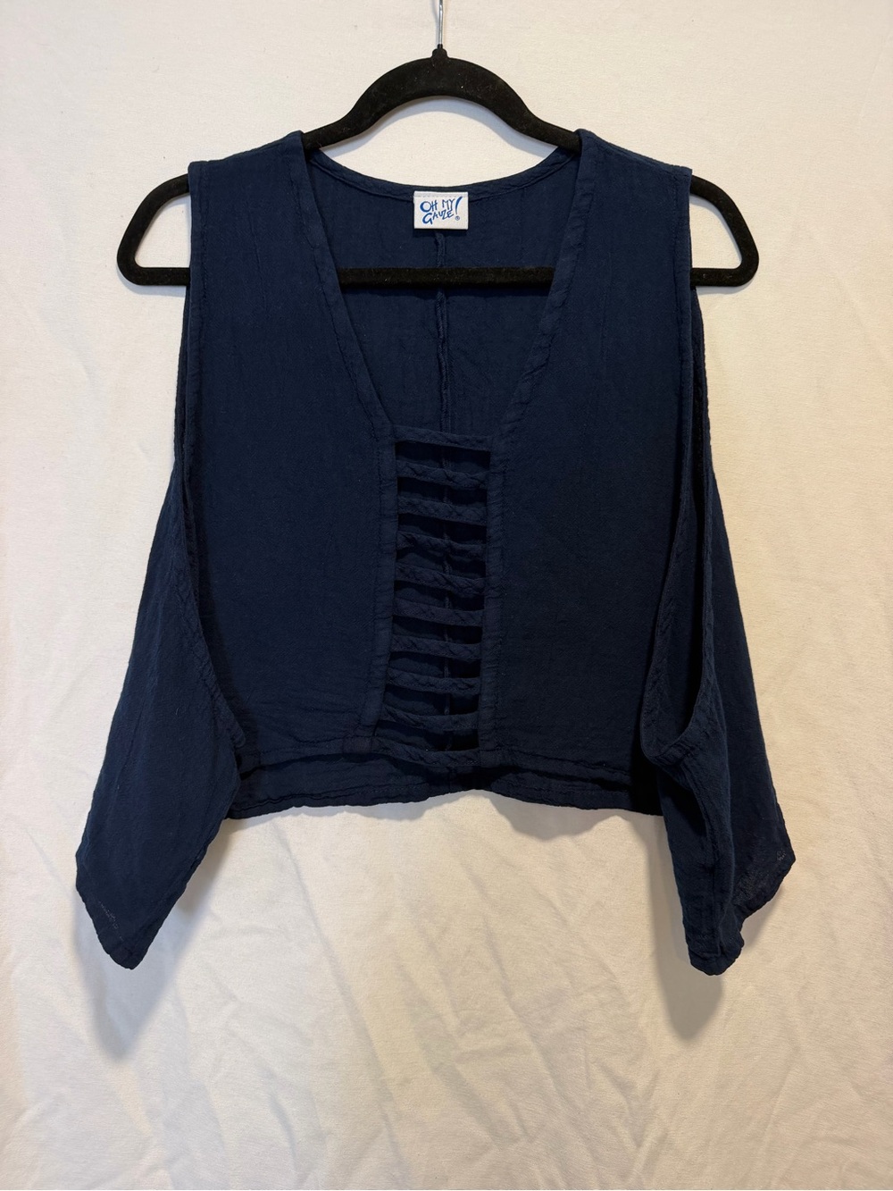 Oh My Gauze! Boho, Ren Fair, Fairy 100% Cotton Vest